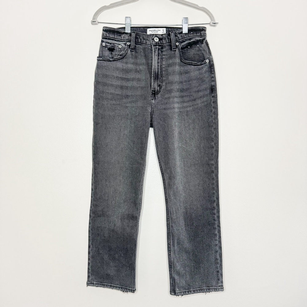 NWOT Abercrombie & Fitch Curve Love Ankle Straight High Rise